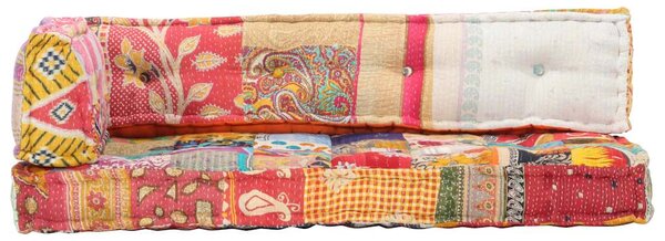 Poduška na pohovku z palet vícebarevná textil patchwork 287722