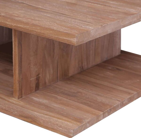 Konferenční stolek 70 x 70 x 30 cm masivní teakové dřevo 287898