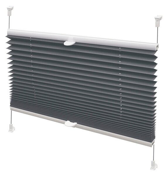 Antracitová roleta 57x150 cm Plisé Verona – Gardinia