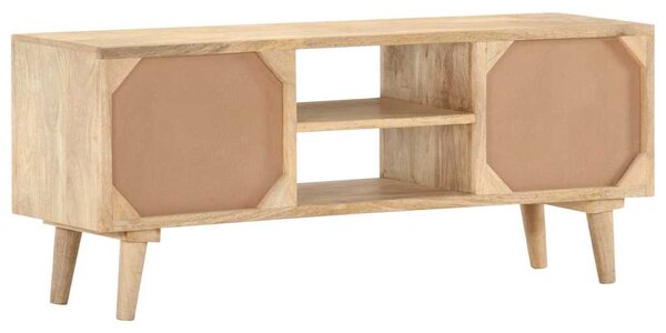 TV stolek 110 x 30 x 45 cm masivní mangovníkové dřevo 287874