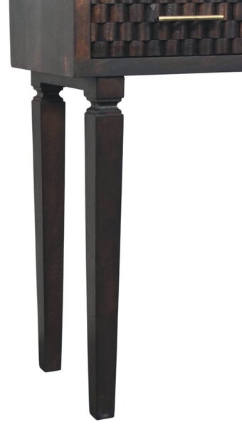 Konzolový stolek Arno z masivního mangového dřeva, 80 × 35 × 82 cm