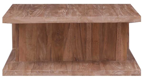 Konferenční stolek 70 x 70 x 30 cm masivní teakové dřevo 287898