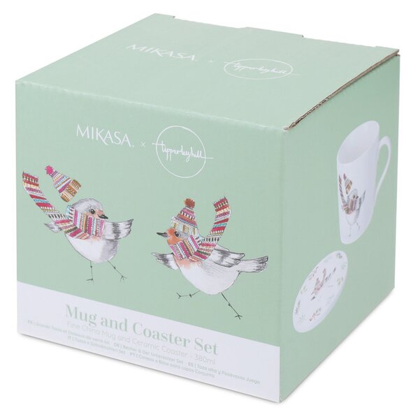 Hrnek Mikasa Tipperleyhill motiv ptáček, 380ml MKTIPPROBMGCST