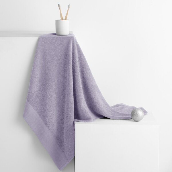 Froté bavlněná osuška v levandulové barvě 70x140 cm Amari – Restilo
