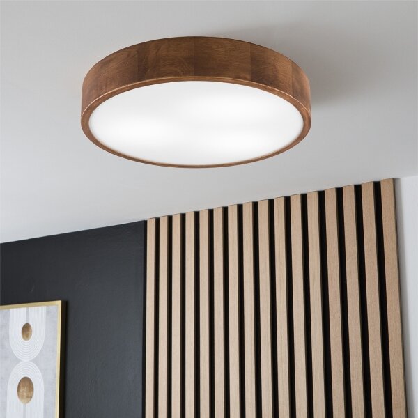 Brilagi - LED Stropní svítidlo CARVALHO 3xE27/60W/230V dub třešeň pr. 47 cm