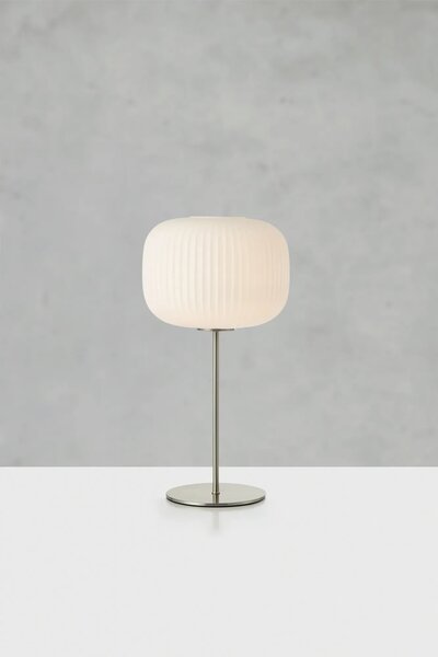 MARKSLOJD Markslöjd stolní lampa Sober, ocel/bílá, 50 cm