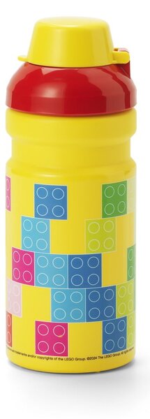 Žlutá dětská lahev 390 ml Brick – LEGO®