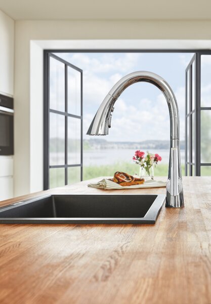 GROHE Zedra - Páková dřezová baterie, DN 15, Chrom 32294002