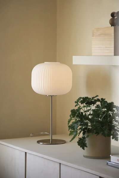 MARKSLOJD Markslöjd stolní lampa Sober, ocel/bílá, 50 cm