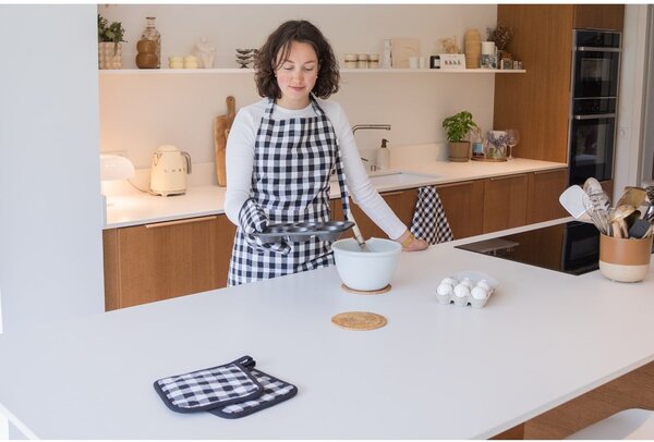Bavlněné chňapky v sadě 2 ks Gingham – Tiseco Home Studio