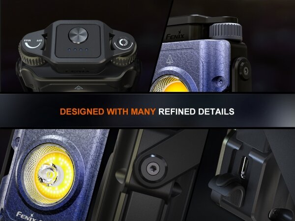 Fenix CL27RGRE - LED Stmívatelné nabíjecí svítidlo LED/USB IP66 1600 lm 285 h