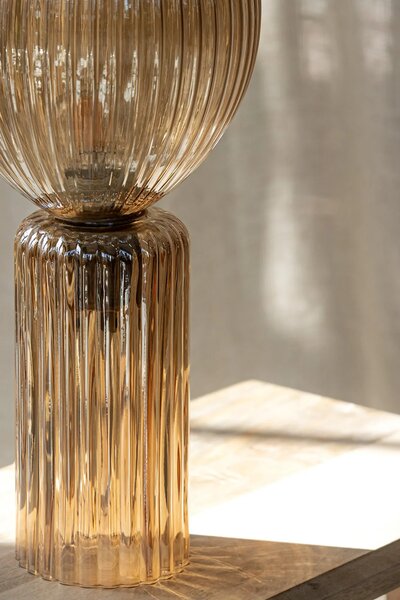 MARKSLOJD Markslöjd stolní lampa Toulipa jantarová