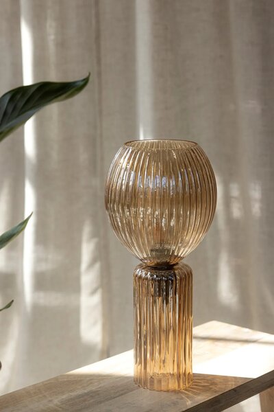 MARKSLOJD Markslöjd stolní lampa Toulipa jantarová