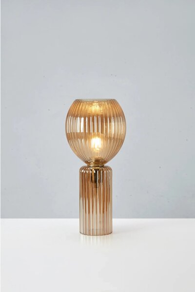 MARKSLOJD Markslöjd stolní lampa Toulipa jantarová