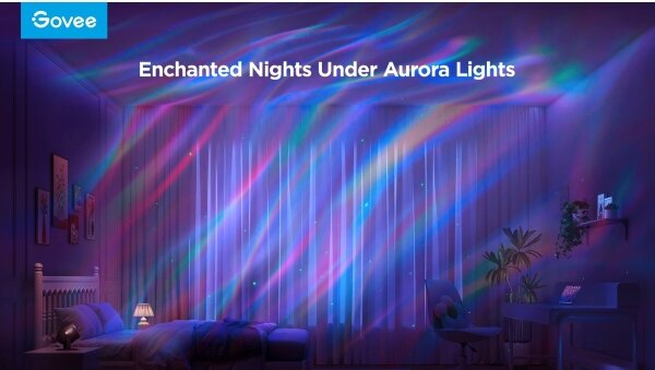 Govee - LED RGBW Galaxy Light Projector Pro Wi-Fi Matter