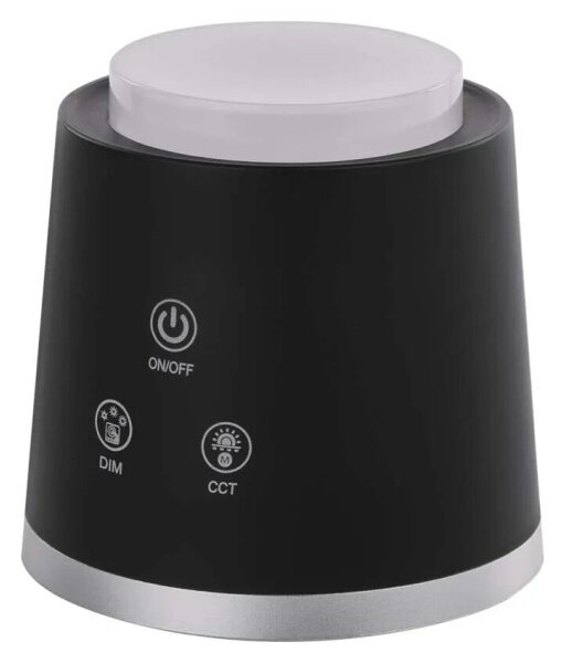 LED Stmívatelná nabíjecí stolní lampa 4v1 LED/6W/3,7V 3000K/4000K/6500K černá