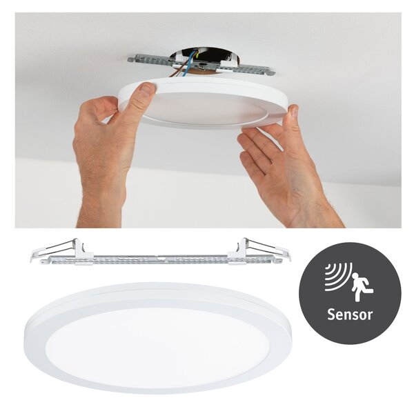 P 95392 LED vestavné svítidlo Cover-it senzor kruhové 330mm, 22W 4000K bílá mat Panel pro vestavnou i přisazenou montáž - PAULMANN