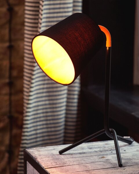 Stolní lampa MOOKI Nastavitelná Kov Černá