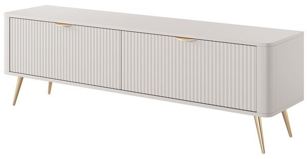 LANTE b | TV stolek F 163 2D | 163,2 cm | béžová/zlatá