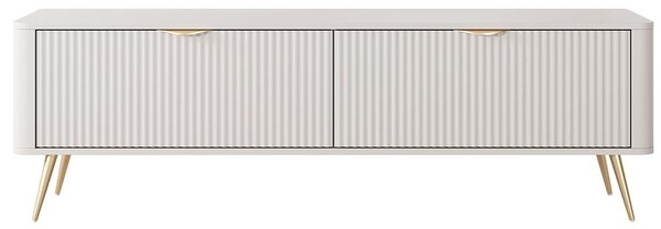 LANTE b | TV stolek F 163 2D | 163,2 cm | béžová/zlatá