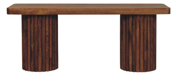 Lavice Astoria z masivního mangového dřeva, 110 × 35 × 45 cm