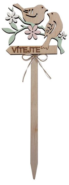 Zapichovátko vítejte - ptáčkové 4000104 39cm