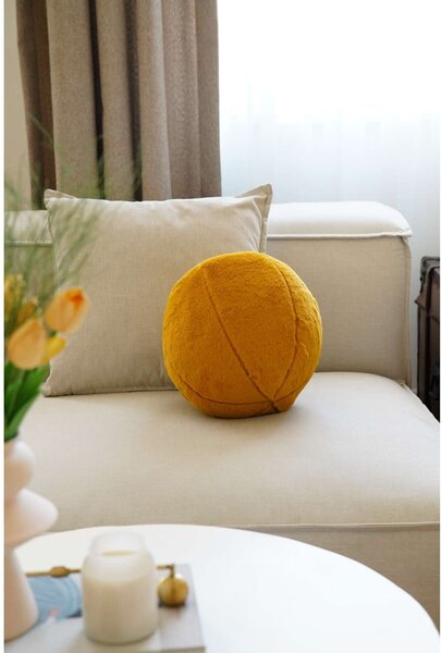 Dekorační polštář z mikroplyše ø 25 cm Top – Mioli Decor
