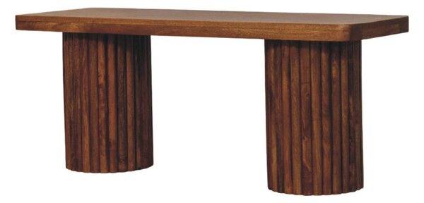 Lavice Astoria z masivního mangového dřeva, 110 × 35 × 45 cm