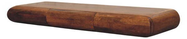 Konzolový stolek Solis na stěnu z masivního mangového dřeva, 110 × 32 × 12 cm
