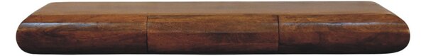 Konzolový stolek Solis na stěnu z masivního mangového dřeva, 110 × 32 × 12 cm