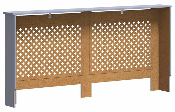 Kryt na radiátor antracitový 172 x 19 x 81,5 cm MDF 288197