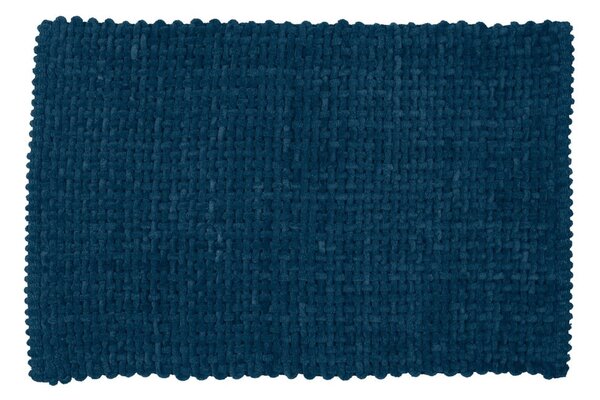 Tmavě modrá textilní koupelnová předložka 50x80 cm Covelo – Wenko