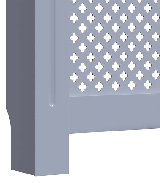 Kryt na radiátor antracitový 152 x 19 x 81,5 cm MDF 288194