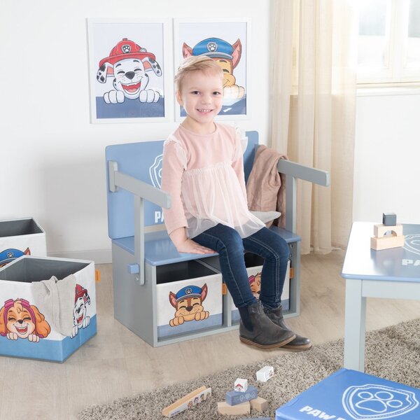 Modrá dětská lavice Paw Patrol – Roba