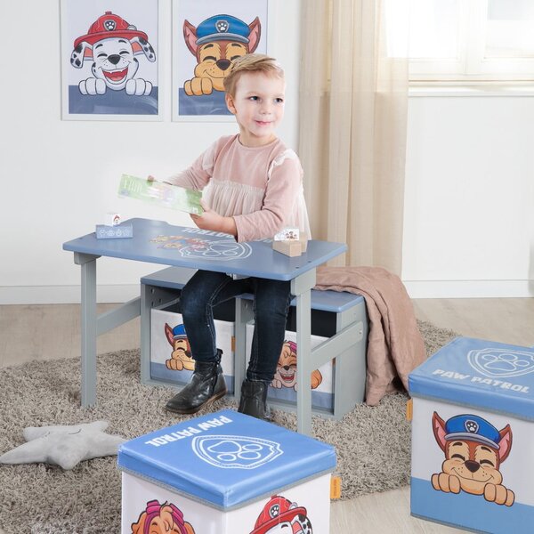 Modrá dětská lavice Paw Patrol – Roba