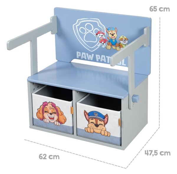 Modrá dětská lavice Paw Patrol – Roba