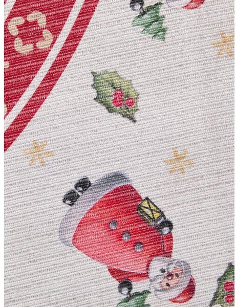 Červený kulatý koberec s vánočním motivem ø 160 cm Toy's Delight Santa Claus – Villeroy&Boch