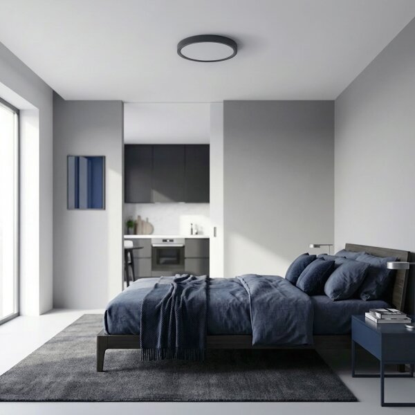 Brilagi - LED Stropní svítidlo ESTELA LED/18W/230V černá
