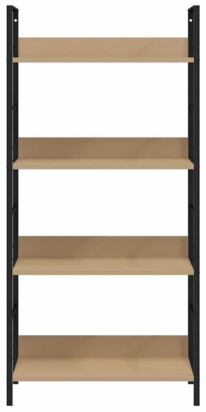 Knihovna se 4 policemi dub 60x27,6x124,5 cm kompozitní dřevo 288223