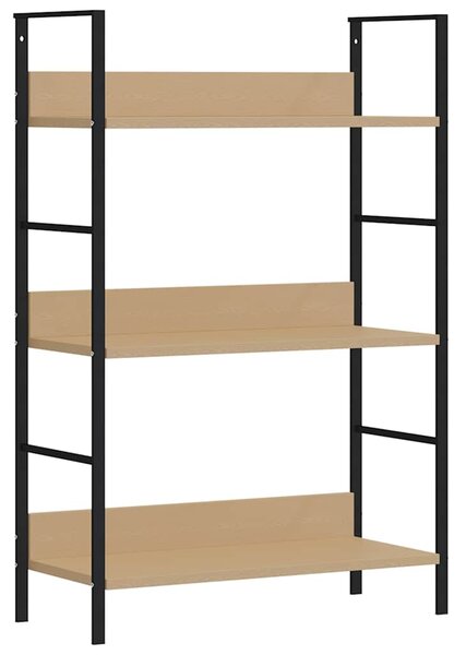 Knihovna se 3 policemi dub 60 x 27,6 x 90,5 cm kompozitní dřevo 288219