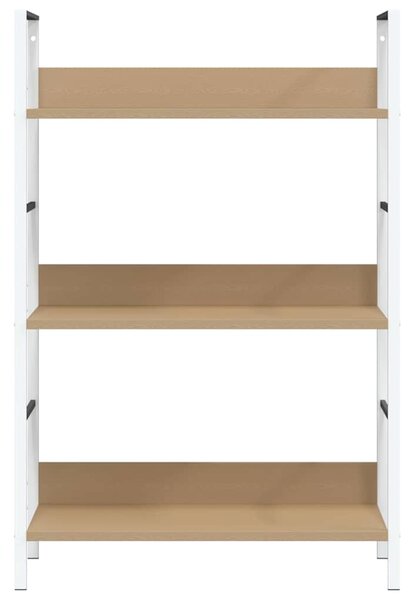Knihovna se 3 policemi dub 60 x 27,6 x 90,5 cm kompozitní dřevo 288221