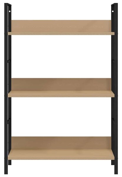 Knihovna se 3 policemi dub 60 x 27,6 x 90,5 cm kompozitní dřevo 288219