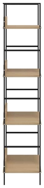 Knihovna se 4 policemi dub 60x27,6x124,5 cm kompozitní dřevo 288223