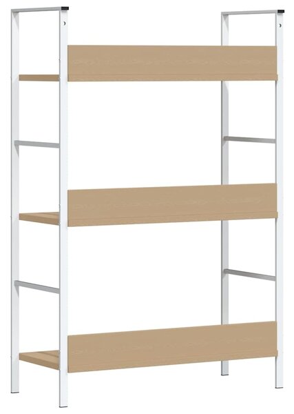 Knihovna se 3 policemi dub 60 x 27,6 x 90,5 cm kompozitní dřevo 288221