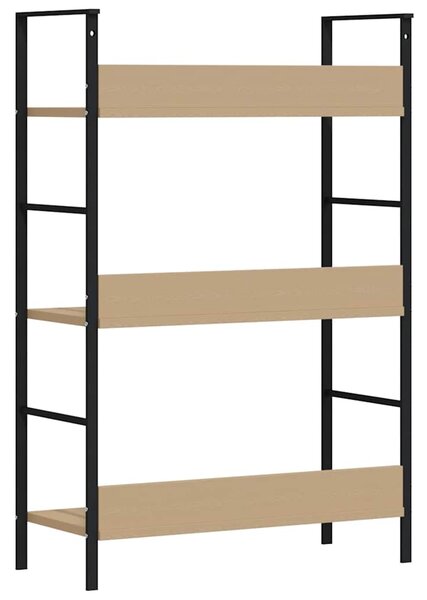 Knihovna se 3 policemi dub 60 x 27,6 x 90,5 cm kompozitní dřevo 288219