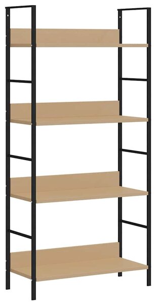 Knihovna se 4 policemi dub 60x27,6x124,5 cm kompozitní dřevo 288223