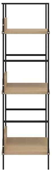 Knihovna se 3 policemi dub 60 x 27,6 x 90,5 cm kompozitní dřevo 288219