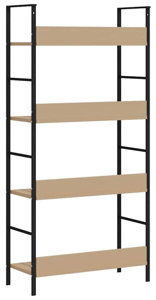 Knihovna se 4 policemi dub 60x27,6x124,5 cm kompozitní dřevo 288223