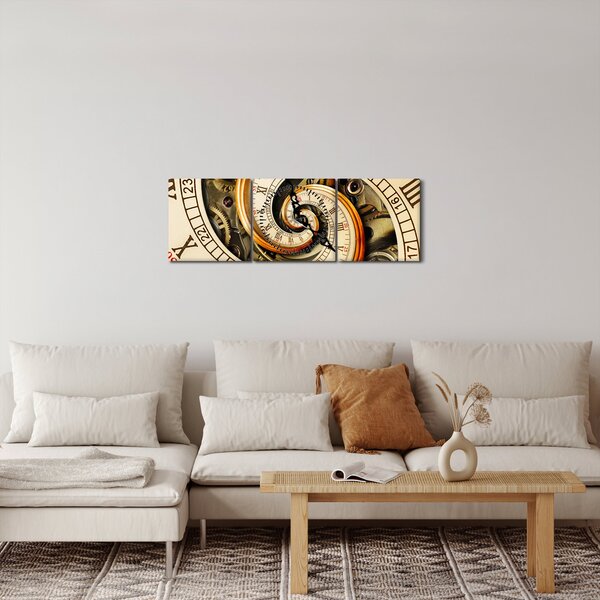 Obraz hodin (s hodinami) (90x30 cm)