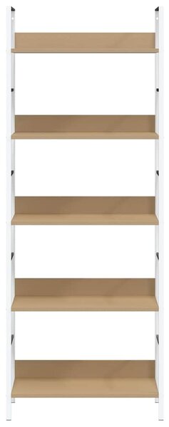 Knihovna s 5 policemi dub 60 x 27,6 x 158,5 cm kompozitní dřevo 288229